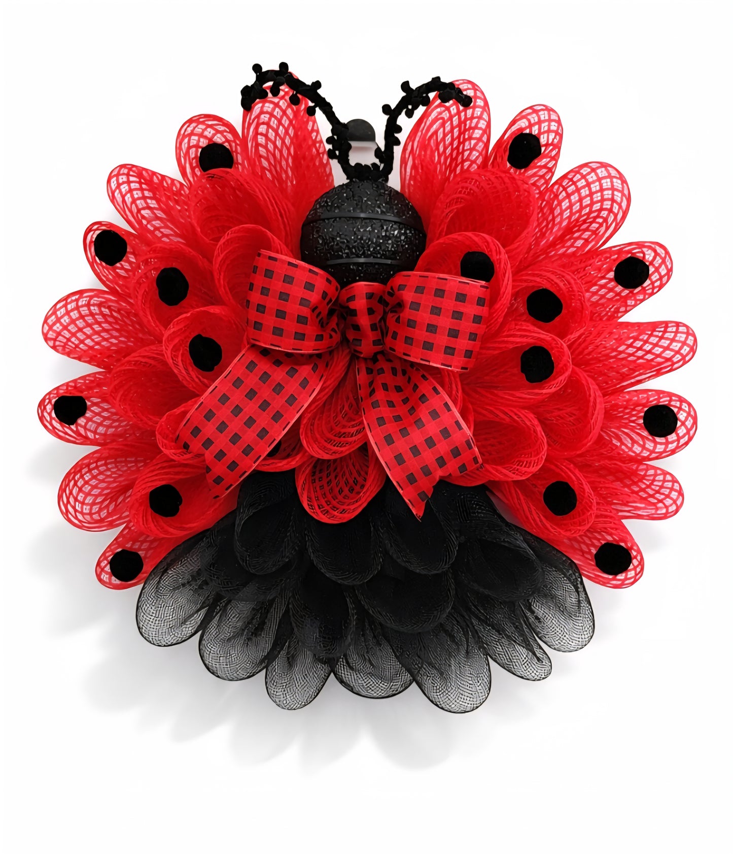 Ladybug Wreath Wall Decor