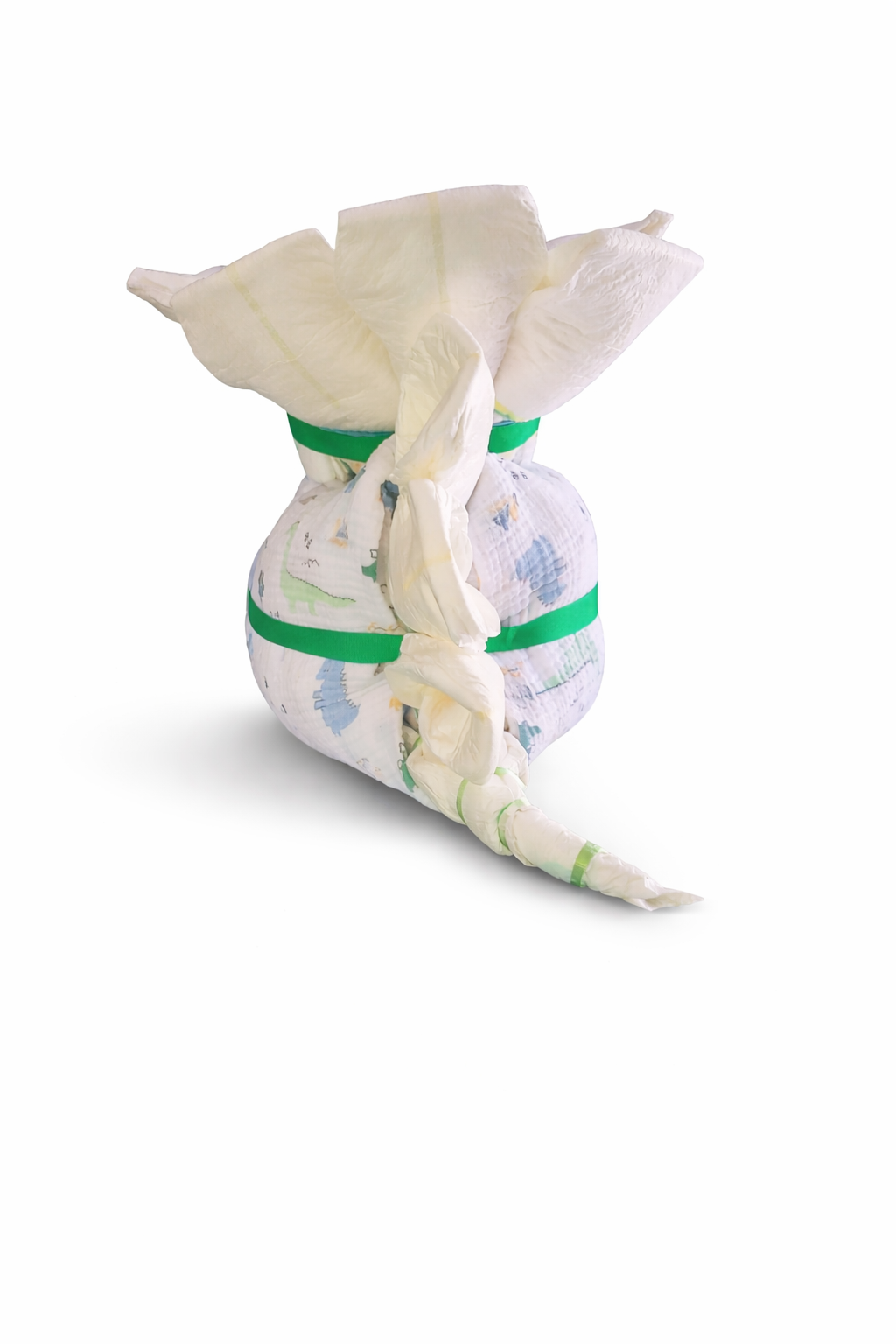 Dinosaur Diaper Cake Baby Boy Centerpiece