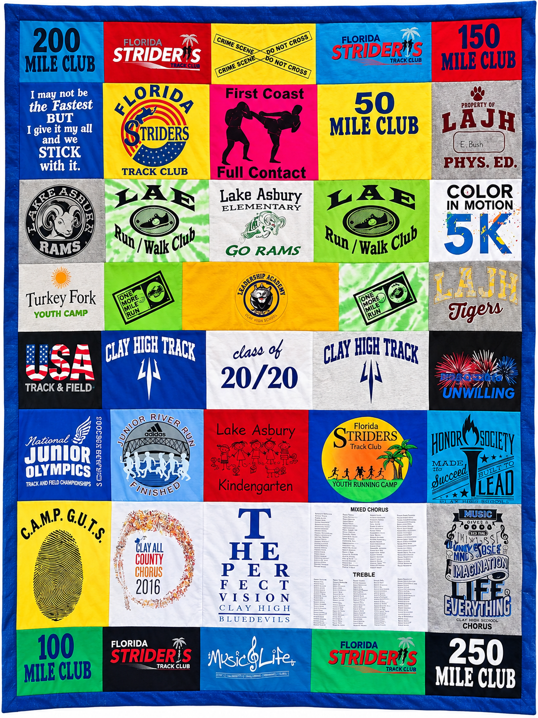 T-Shirt Memory Blanket – Portfolio Example