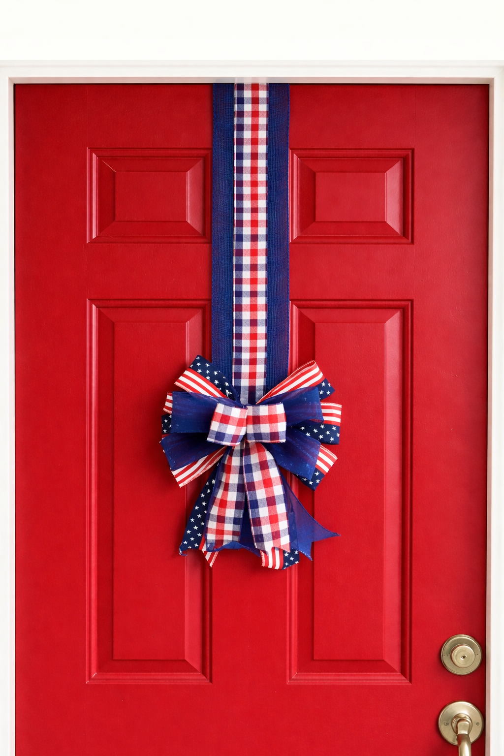 2-Sided Patriotic Door Hanger