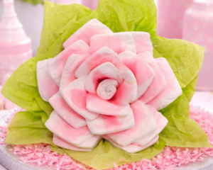 Rose Diaper Cake- Baby in Bloom