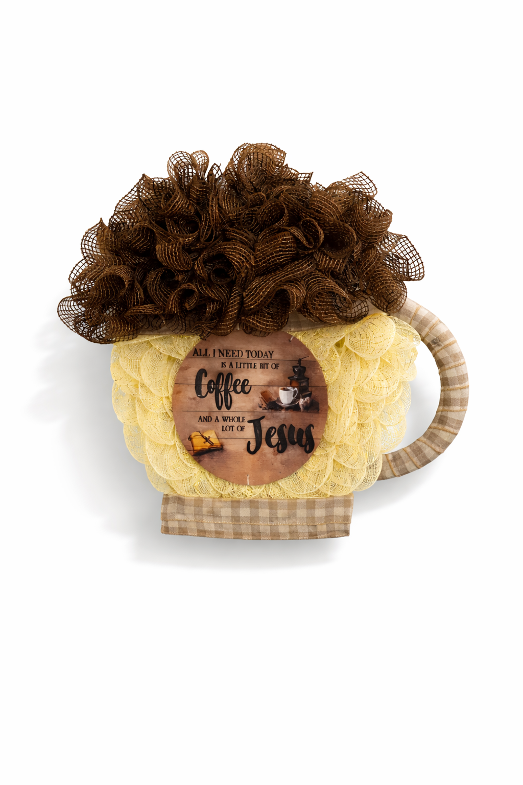 Coffee & Faith Mug Wreath