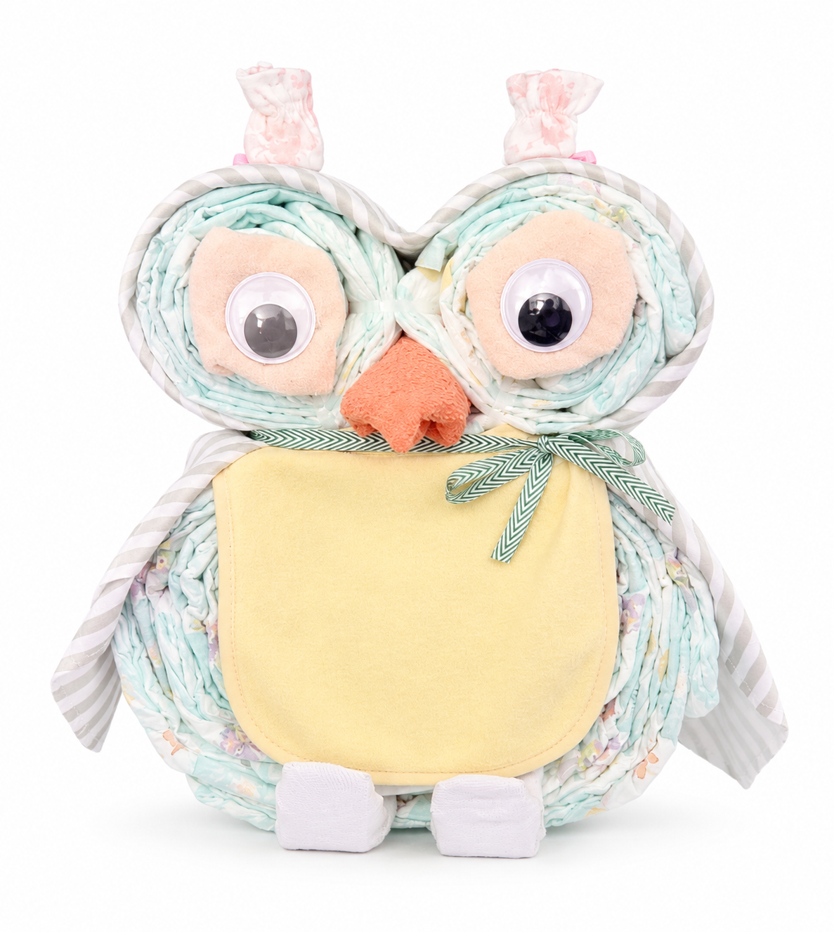 Owl Diaper Cake Baby Shower Gift