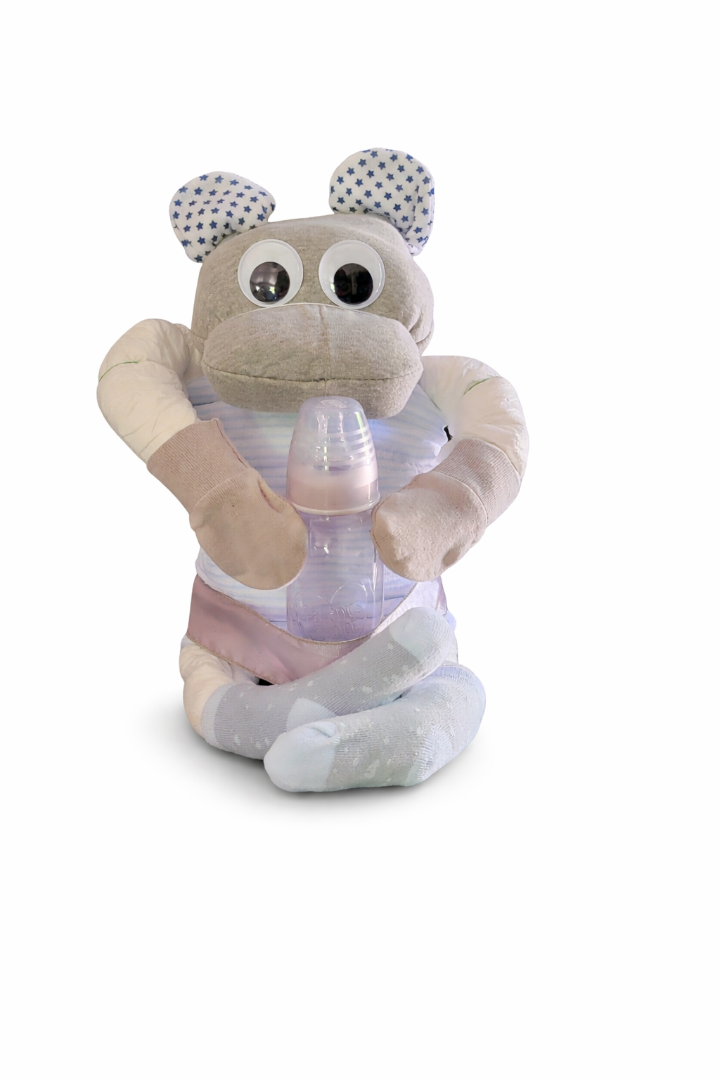 Handmade Monkey Diaper Cake Baby Shower Gift – Jungle Theme