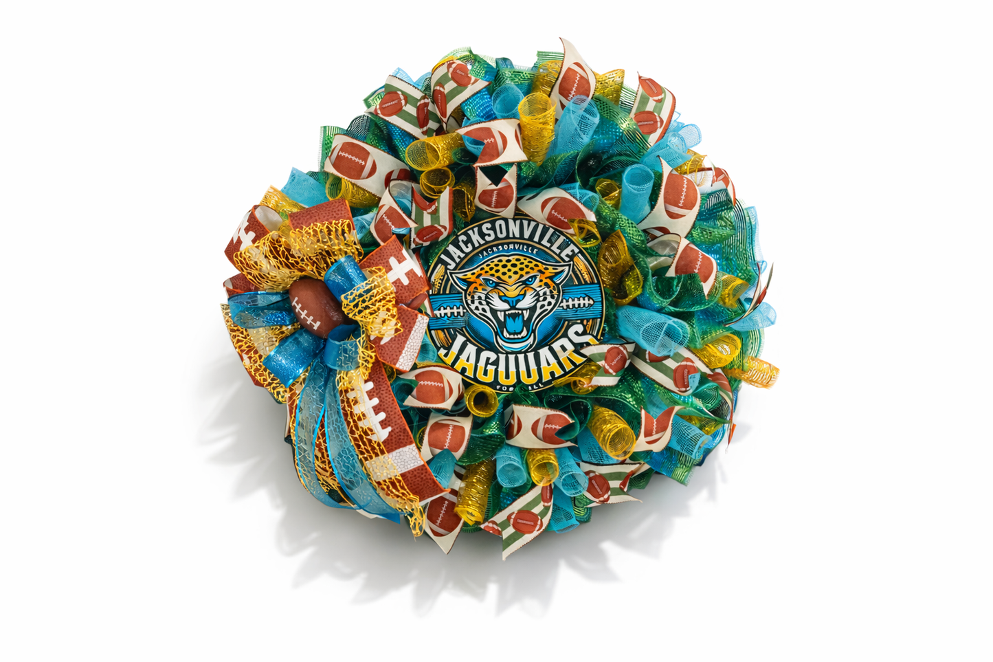 Jaguar Football Wreath