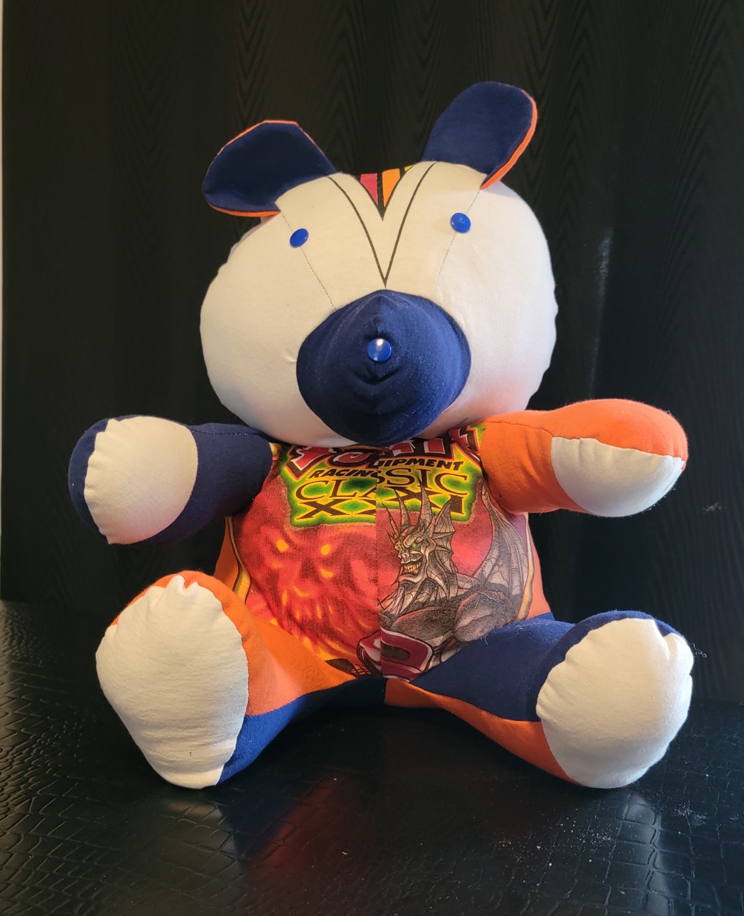 Custom Memory Teddy Bear Made from Clothing|Handmade Keepsake Gift (Large Bear)