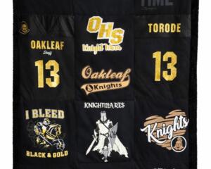 Custom Memory Blanket from Clothing – Handmade T-Shirt Keepsake Gift