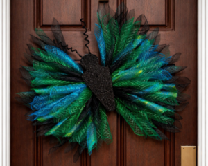 Butterfly Wreath-Handmade for Front Door