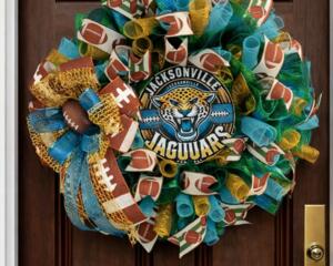 Jaguar Football Wreath