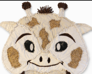 Handmade rag quilt blanket rustic patchwork quilt