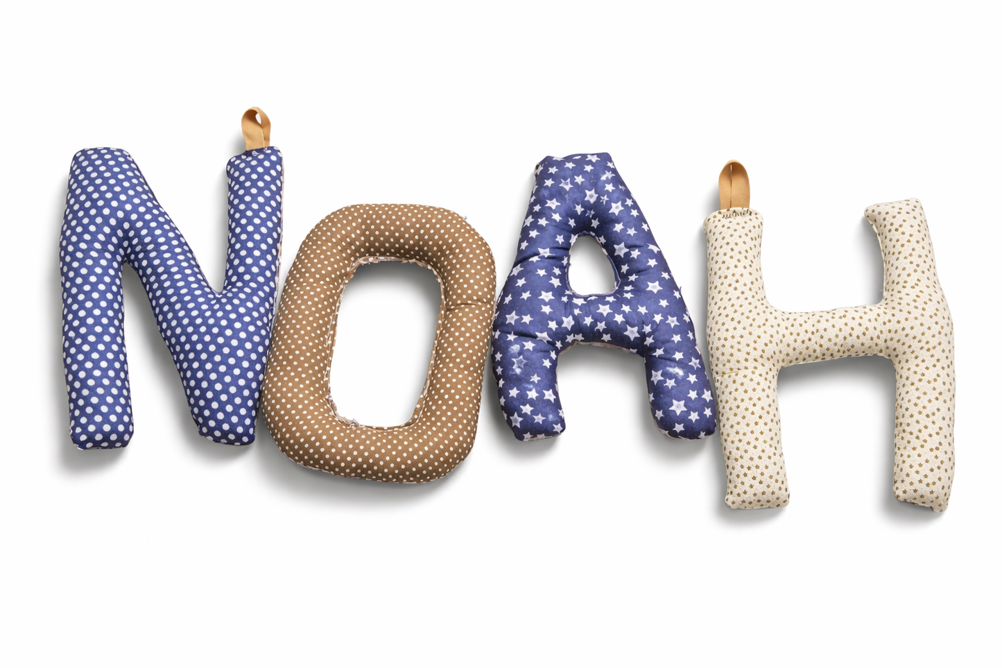 Personalized Fabric Name Letters – Handmade Nursery Wall Décor- Buy 1 for $5 OR Buy 4 for $16