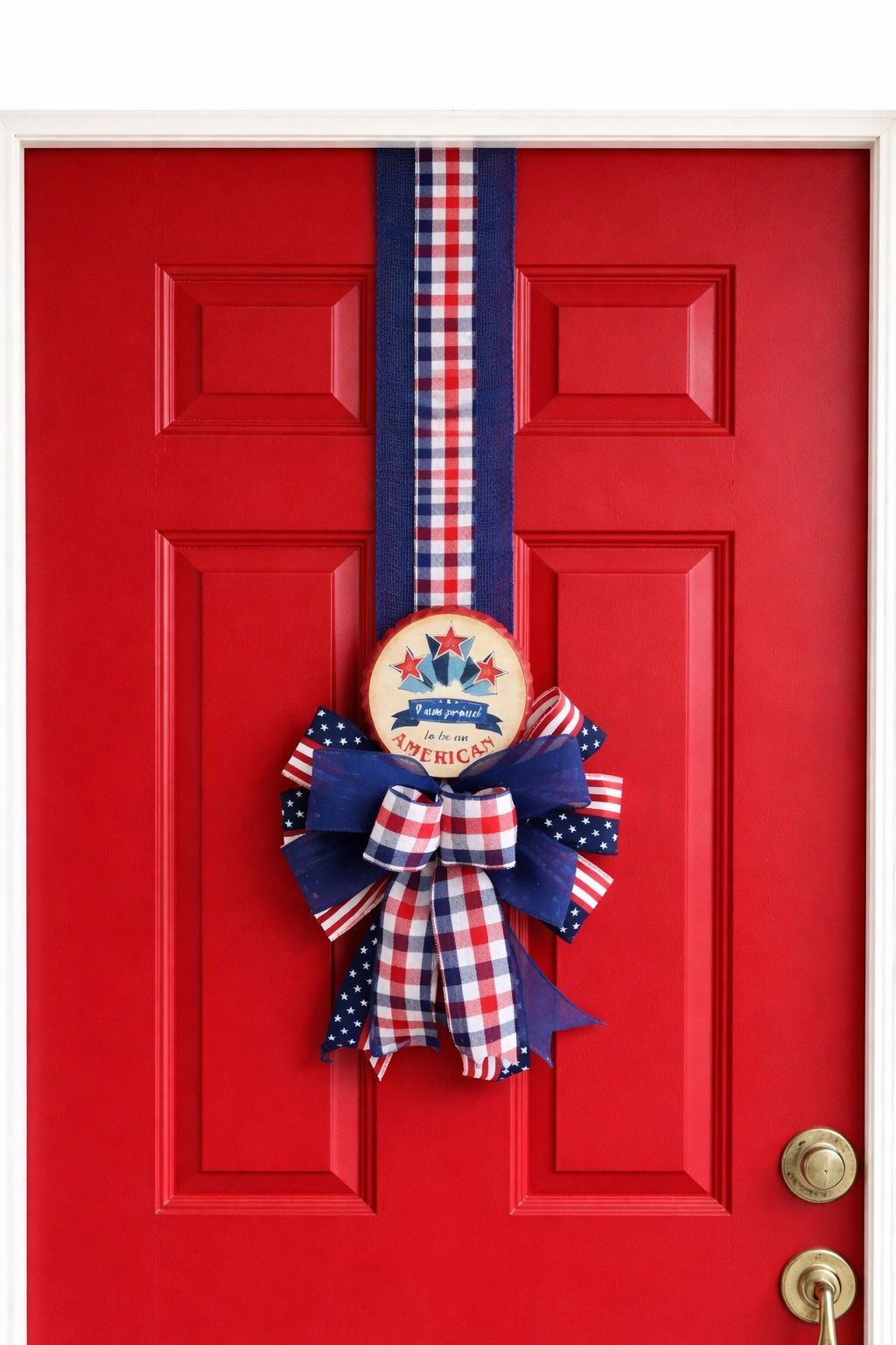 2-Sided Patriotic Door Hanger