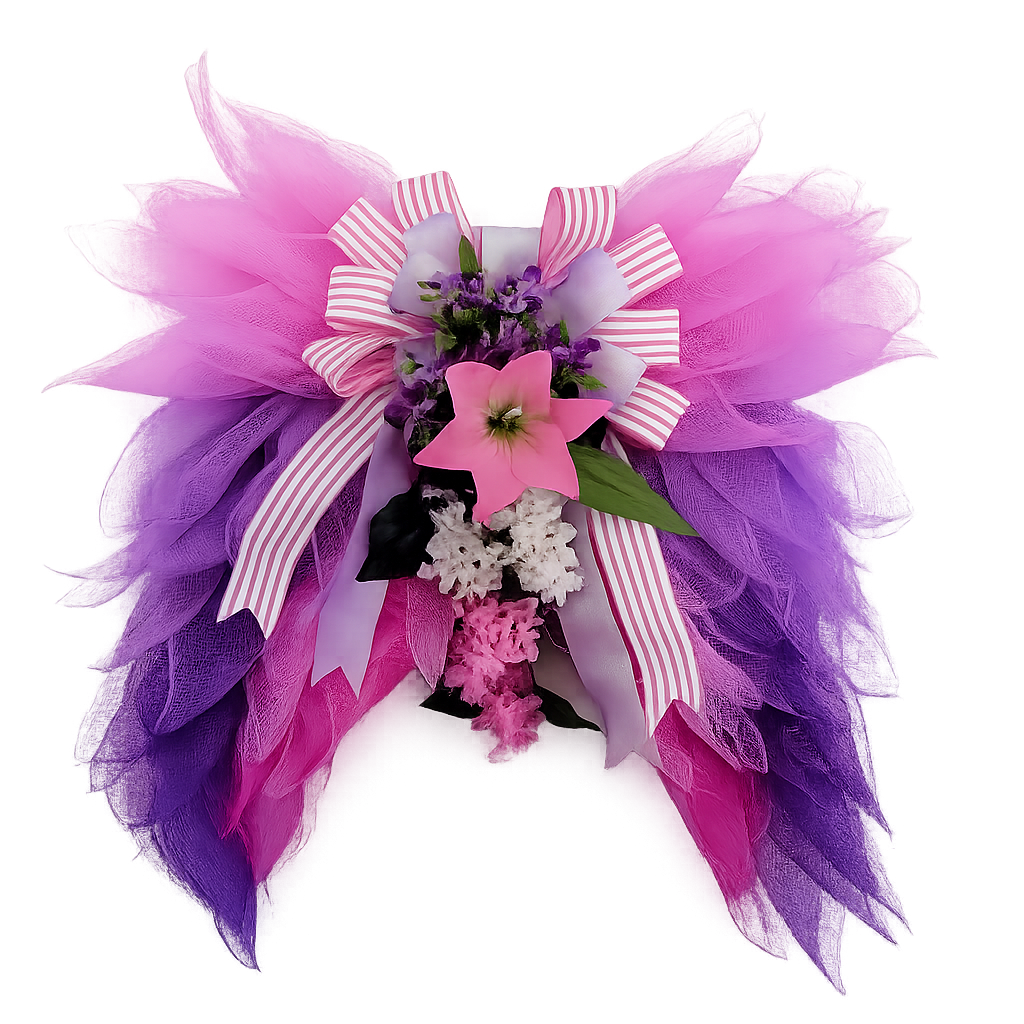 Handmade Memorial Cemetery Wreath – Custom Headstone Grave Décor