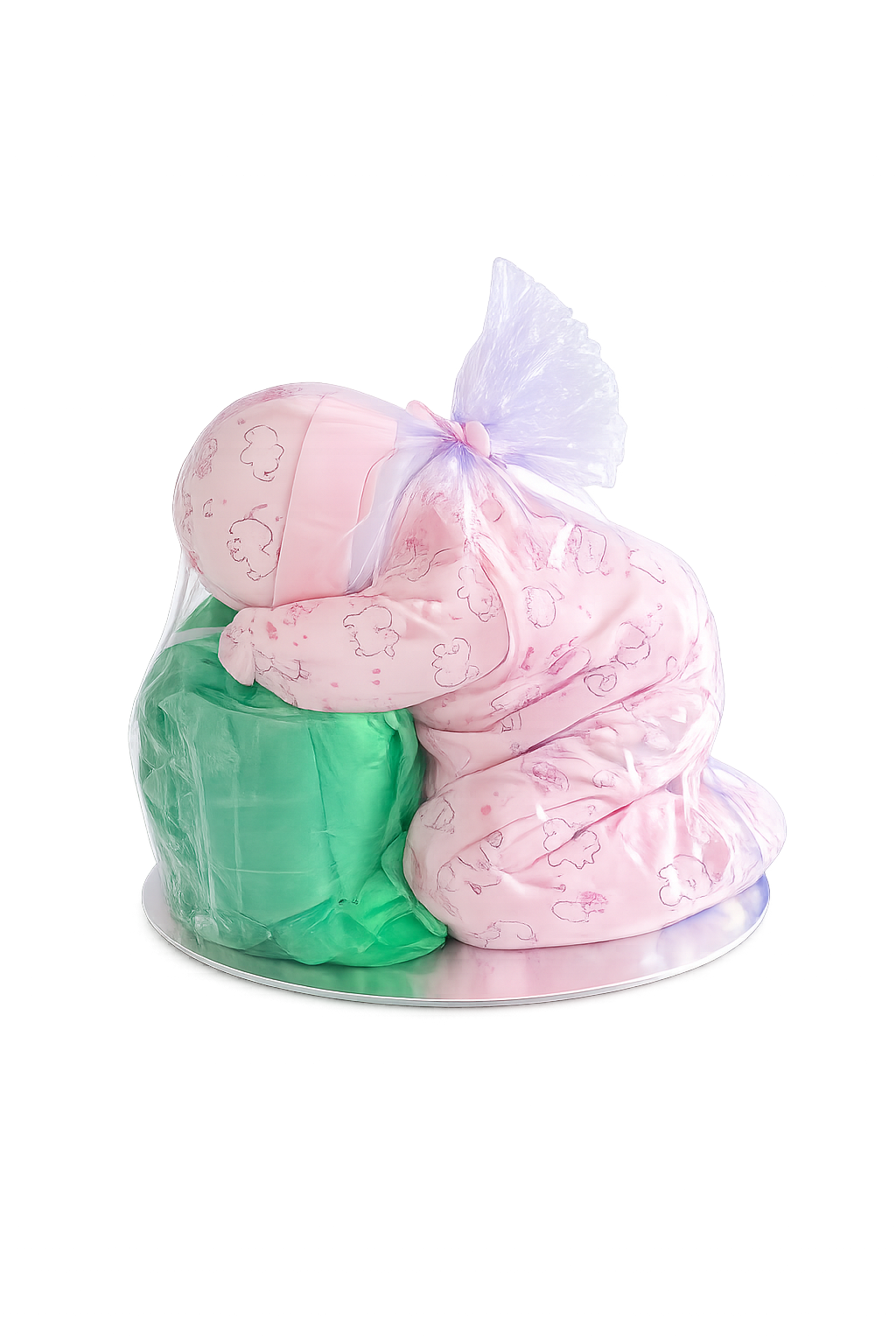 Baby Girl Diaper Cake Gift Set
